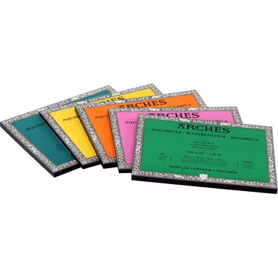 Arches Aquarelle bloky 20 listov 20x20cm 300g/m2 cold pressed