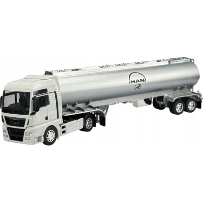 WELLY MAN TGX XXL S CISTERNOU BIELYNÁKLADNÉ AUTO TIR NOVÝ MODEL 32652 1:32