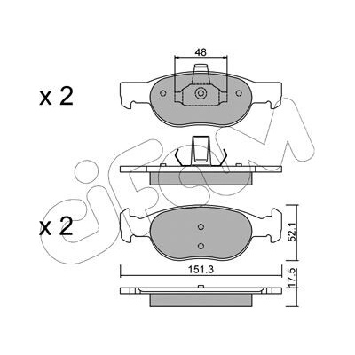 METELLI 822-079-2