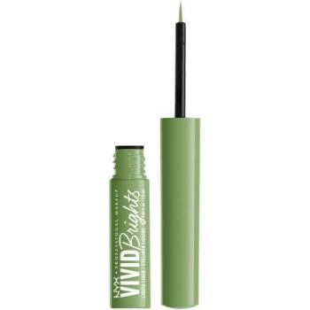 NYX Professional Makeup Vivid Brights очна линия с ярък цвят 2 ml нюанс 02 Ghosted Green