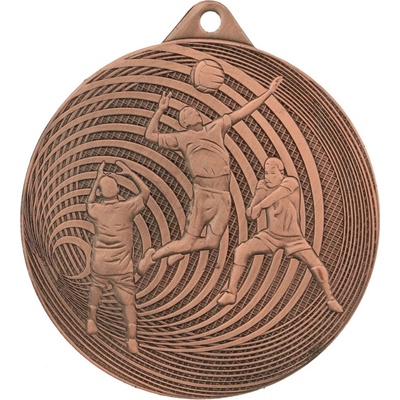 MMC3073/B Medaila volejbal pr.70 mm hr.2 mm bronz 7x0 25 cm