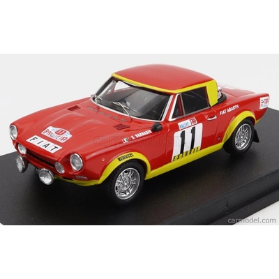 Trofeu Fiat 124 Abarth N 11 Rally Tap 1974 S.barbasio P.sodano Červená Žlutá 1:43
