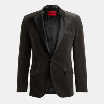 Hugo Яке Hugo Men's Formal Jacket - Medium Grey