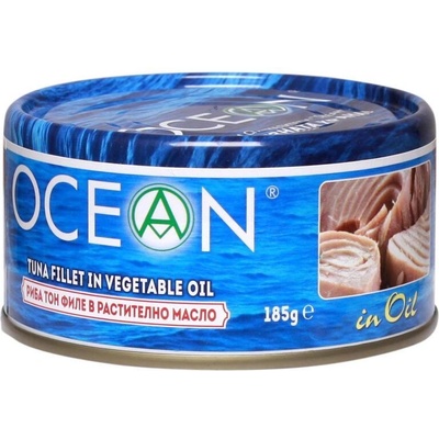 OCEAN РИБА ТОН ПАРЧЕНЦА ФИЛЕ В РАСТИТЕЛНО МАСЛО (185 Г)