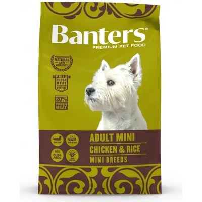 VISAN BANTERS Dog Adult Mini Chicken & Rice Mini Breeds - Храна за пораснали кучета от мини породи над 1 година, с пиле и ориз - Испания 8 кг