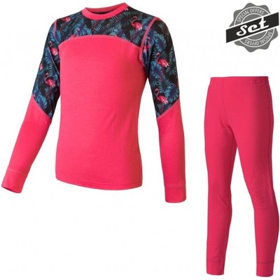 Sensor Merino Impress komplet dětský set magenta/floral