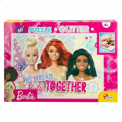 Lisciani Barbie se třpytkami Selfie! 60 dílků