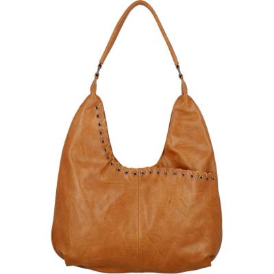 Sara Moda stylová dámská koženková kabelka na rameno Z3032-1 BROWN