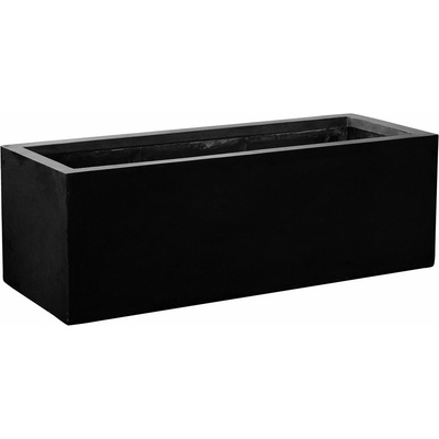 Pottery Pots květináč Jumbo Jort M Black Natural Fiberstone 150 x 60 x 50 cm