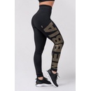 Nebbia legíny intense Gold print 827 čierné