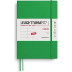 Leuchtturm1917 372740 Weekly Calendar Medium (A5) 2026, Softcover, Spring Leaf, English (372740)