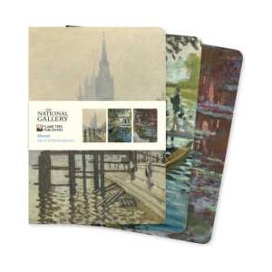 National Gallery: Monet Set of 3 MIDI Notebooks | Flame Tree Publishing (ISBN: 9781804179222)