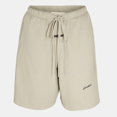 Fear of god essentials Поларени къси панталони FEAR OF GOD ESSENTIALS Men's Relaxed Fit Fleece Jogger Shorts - Abbey Stone