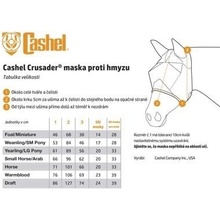 CASHEL Crusader Fly Mask Standard maska proti hmyzu