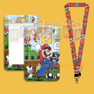 Šňůrka na krk s cedulkou Super Mario