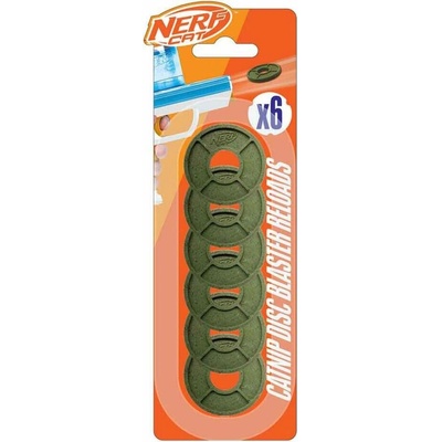 Nerf Cat pěnové disky s catnipem 3,84 cm / 6 ks