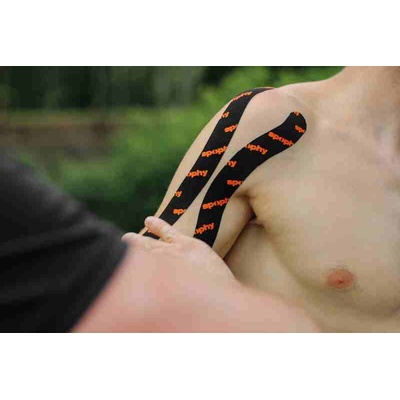 Spophy Kinesiology Tape Black tejpovacia páska čierna 5 cm x 5 m
