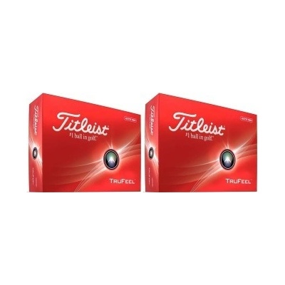 Titleist TruFeel Double Dozen červené 24 ks