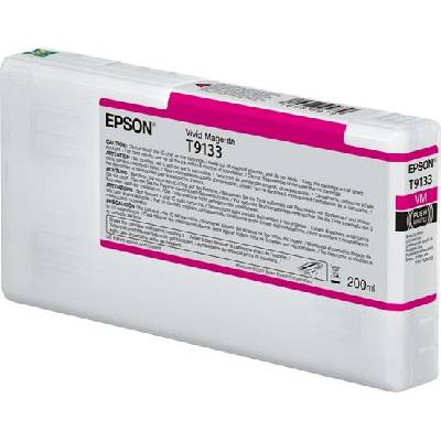 Epson T9133 Vivid Magenta Ink Cartridge 200ml (C13T91330N)