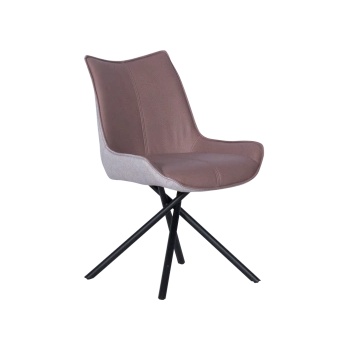 Carmen Трапезен стол halton - кафяв dx-035