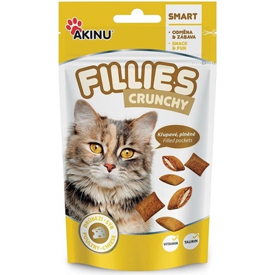 Akinu FILLIES plnené kapsičky pre mačky hydina & syr 50 g
