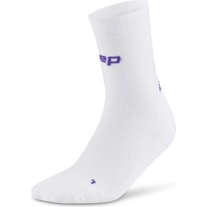 CEP Дамски чорапи за бягане CEP Women's Run Ultralight Socks Mid Cut 4.0 Running socks - White - размер II (201-9137-0211)