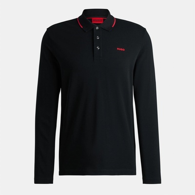 Hugo Блуза с яка Hugo Derriko Polo Shirt - Black 001