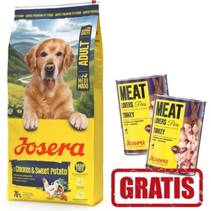 Josera Medi/Maxi Chicken & Sweet Potato 12, 5kg + 2 х 400 г БЕЗПЛАТНО