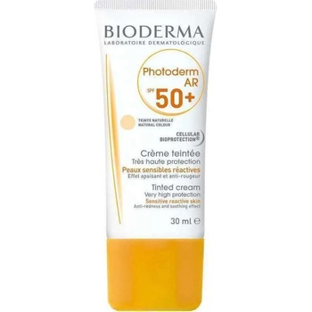 BIODERMA Фотозащитен крем за лице с оцветена текстура , Bioderma Photoderm AR Tinted Cream Natural , SPF50+ 30ml