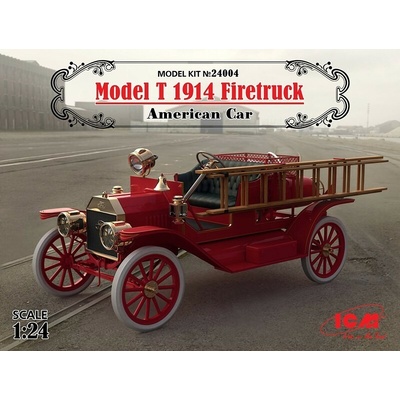 ICM Ford T 1914 Firetruck American Car 1:24