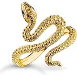 Thomas Sabo Пръстен Thomas Sabo Snake Tempting Romance 18k златно покритие EU54 (TR2483-427-39-54)