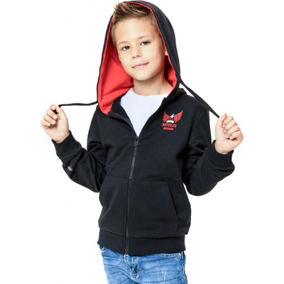 Winkiki Kids Wear Chlapecká mikina Legendary Riders černá