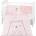KikkaBoo Бебешки спален комплект 6 части 70/140 Bear with me Pink (41101060120)