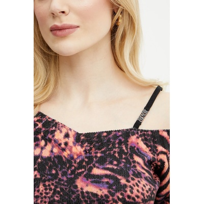 Versace Памучна блуза Versace Jeans Couture (78HAFM09.CMF10)