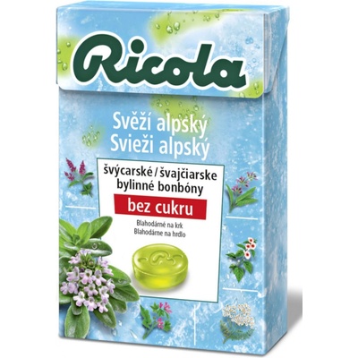 RICOLA bonbony Svěží alpský 40 g