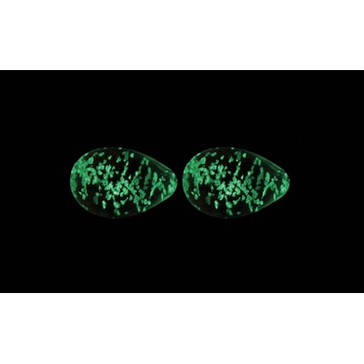 NS Novelties Skleněná svítící Kegelova vajíčka Firefly Glass Kegel Eggs Clear