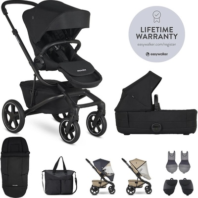 EASYWALKER SET XXL kombinovaný Jimmey s příslušenstvím Pepper Black 2025