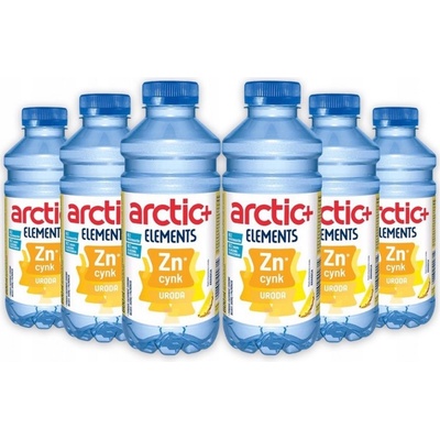Arctic + Beauty Vitamínová voda se zinkem s příchutí ananasu 6 x 0,6 l