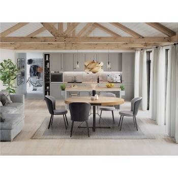 Halmar Кръгла маса mercy златен дъб / черно