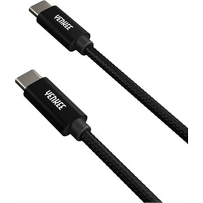 Yenkee YCU C02 BK USB C-C 2.0/ 0,2m