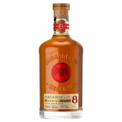 Bacardi 8 Años 40% 0,7 l (čistá fľaša)