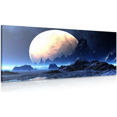 Obraz fantasy krajina - 100x50