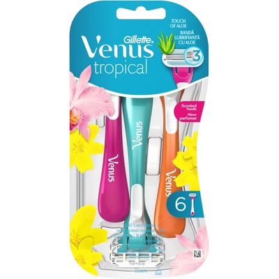 Gillette Самобръсначка за еднократна употреба Venus (6 бр. /опаковка) Tropical