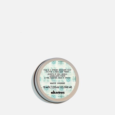Davines MORE INSIDE Strong Moulding Clay silný modelovací jíl pro pevnou matující konečnou úpravu 75 ml
