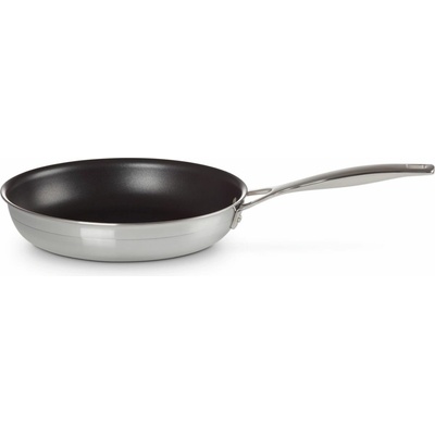 Le Creuset Nepriľnavá panvica CLASSIC 24 cm, strieborná, nerezová oceľ