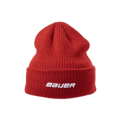 Bauer Kulich Bauer Team Ribbeed Toque SR 672986 červená