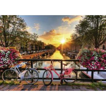 Ravensburger - Puzzle Bicycles in Amsterdam - 1 000 piese