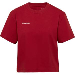 Mammut Дамска тениска Mammut Women's Base Cropped T-Shirt Mini Logo T-shirt - Dark Mammut Red - размер XL (916-5629-0115)