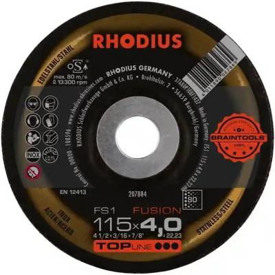 Rhodius Brúsny kotúč 115 x 4,0 x 22,23 mm 80 207884