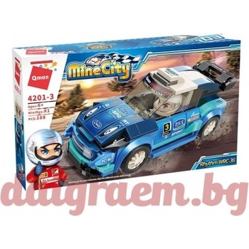 Image 1 of Qman Конструктор qman Спортен автомобил Ритъм wrc-36 4201-3 (q4201-3)